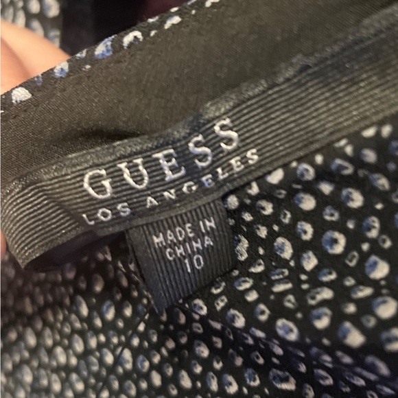 Guess Black Textured Midi Dress - Picture 4 of 4